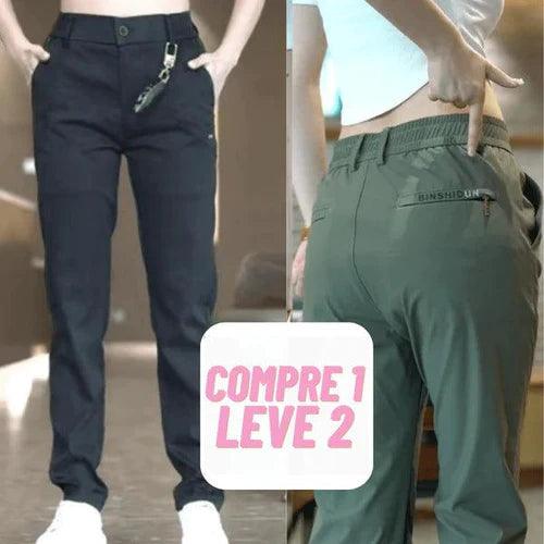 Pague 1 Leve 2 | Calça Confort Feminina + Frete Grátis - Loja Elegance