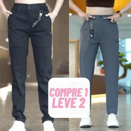 Pague 1 Leve 2 | Calça Confort Feminina + Frete Grátis - Loja Elegance