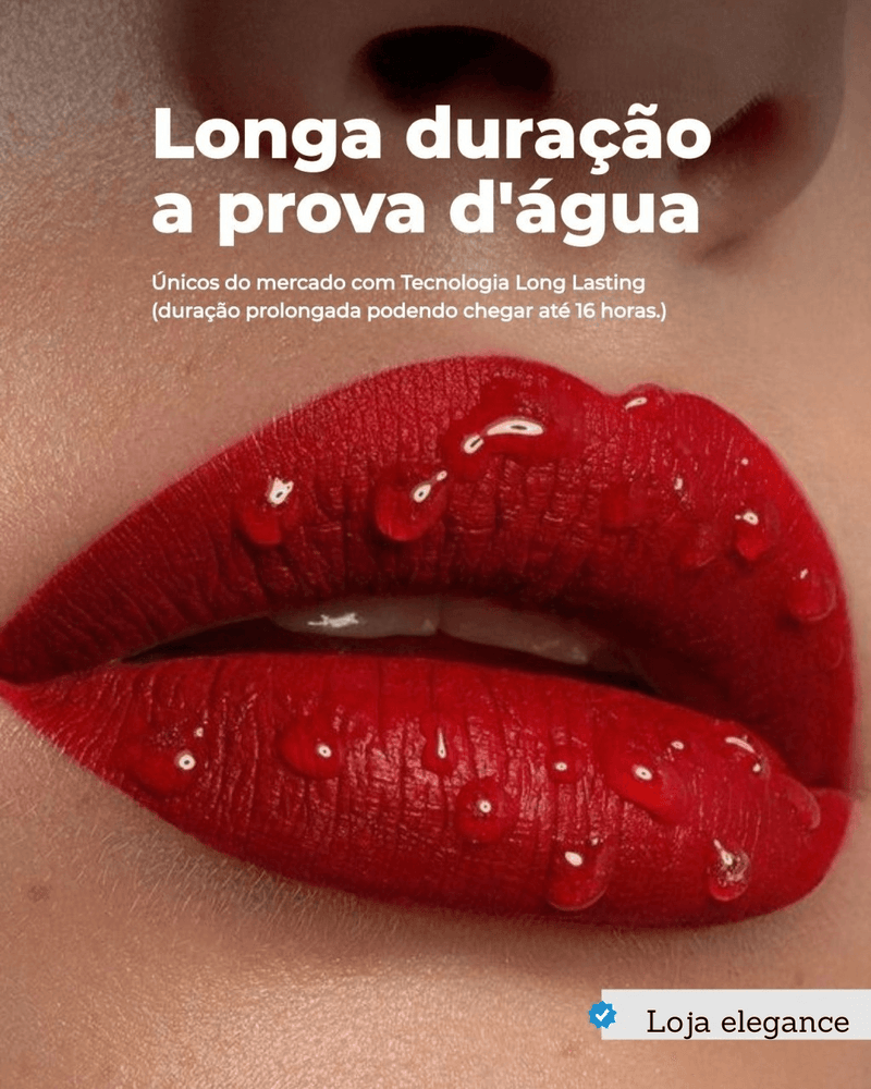 Kit de Batons Handaiyan - Ultra Matte | Oferta Válida Apenas Hoje (6 tons) - Loja Elegance