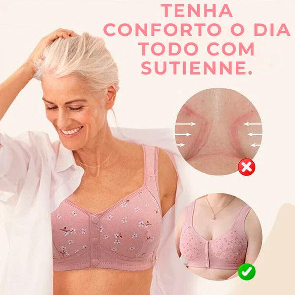 Sutiã Bella™ com Abotoamento Frontal em Colete | Compre 1 Leve 5 - Loja Elegance